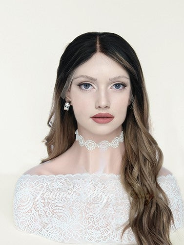 Lace Top Wigs in Ashley Color Luxury Human Hair Wigs & Human Hair Toppers Factory