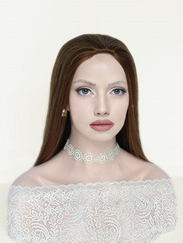 Machine Toppers in #8 Color Luxury Human Hair Wigs & Human Hair Toppers Factory