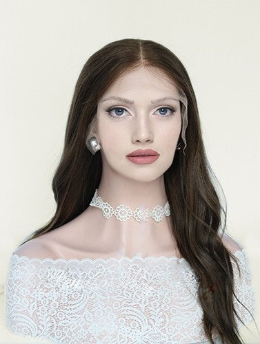 Lace Top Wigs in Sienna Color Luxury Human Hair Wigs & Human Hair Toppers Factory