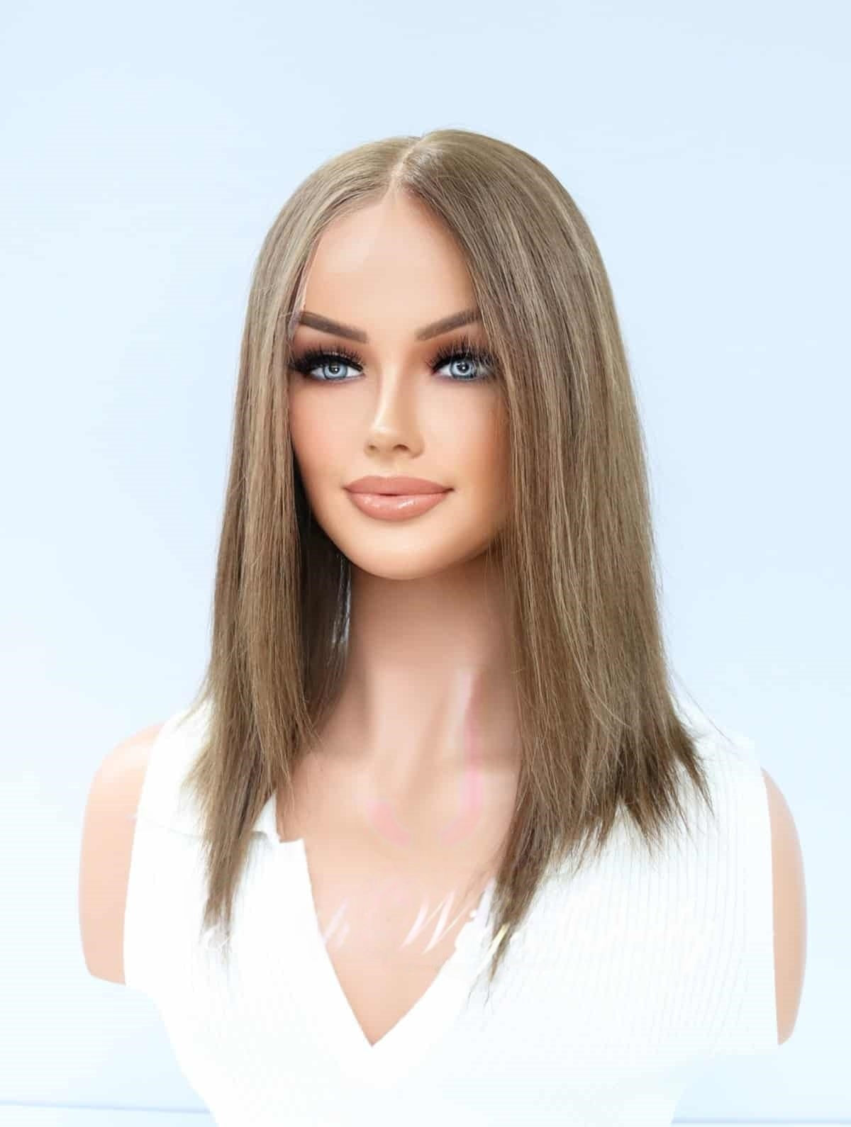 Lace Top Wigs in Coast Color Luxury Human Hair Wigs & Human Hair Toppers Factory