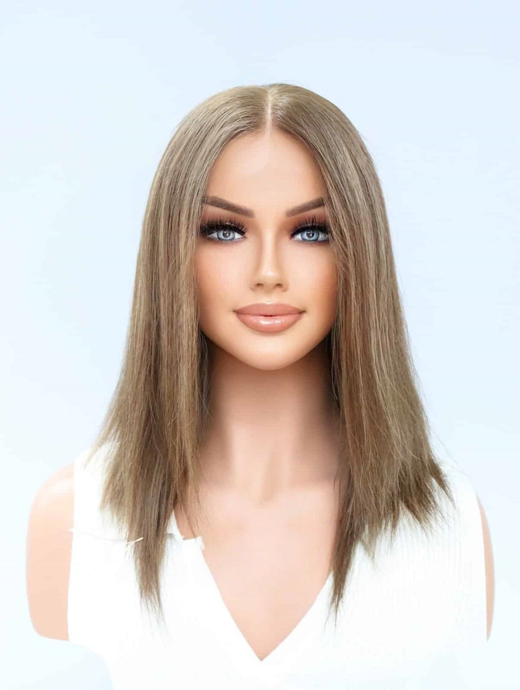 Lace Top Wigs in Coast Color Luxury Human Hair Wigs & Human Hair Toppers Factory