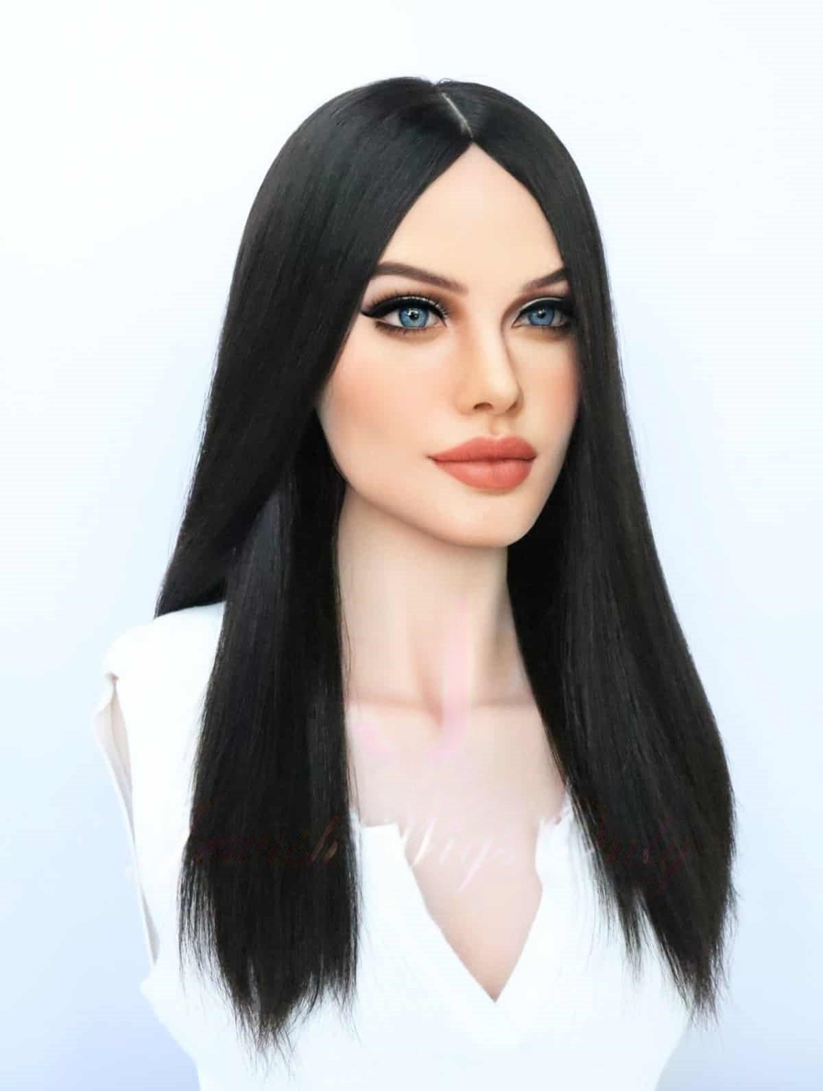 Silk Top Topper in Natural #2 Color Luxury Human Hair Wigs & Human Hair Toppers Factory