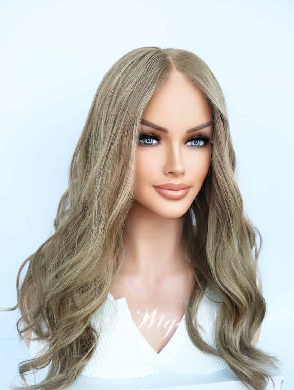 Lace Top Wigs in Bruno Color Luxury Human Hair Wigs & Human Hair Toppers Factory