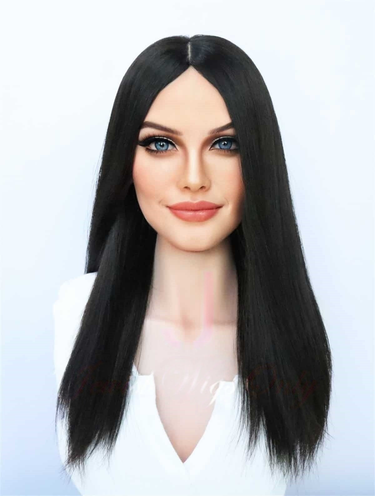 Silk Top Topper in Natural #2 Color Luxury Human Hair Wigs & Human Hair Toppers Factory