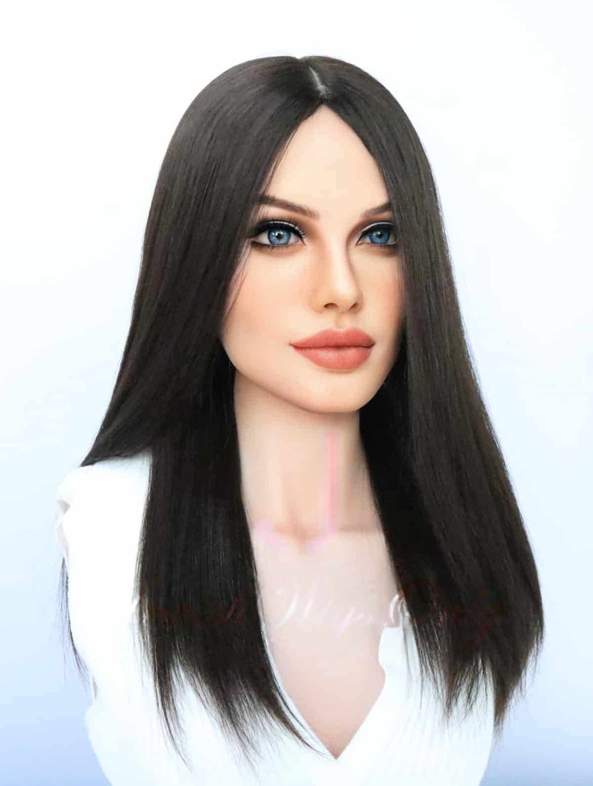 Silk Top Topper in Natural #4 Color Luxury Human Hair Wigs & Human Hair Toppers Factory