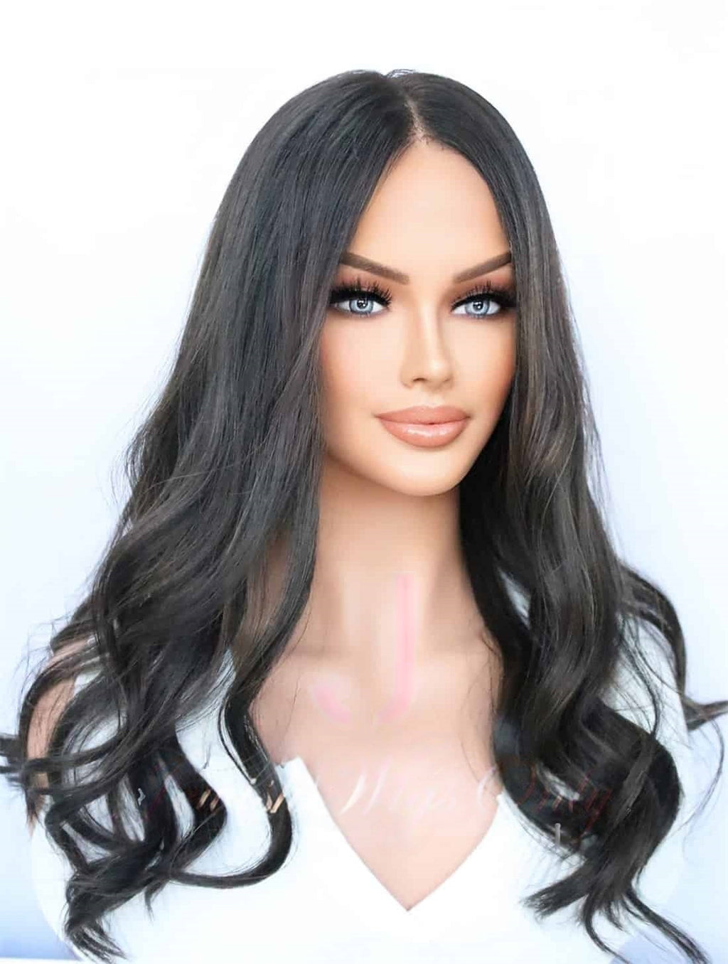 Lace Top Wigs in Natural #2/6 Color Luxury Human Hair Wigs & Human Hair Toppers Factory