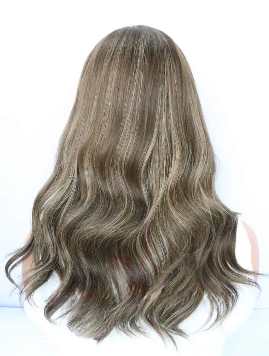 Lace Top Wigs in Penny Color Luxury Human Hair Wigs & Human Hair Toppers Factory
