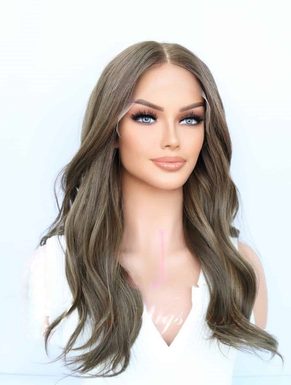 Lace Top Wigs in  Molly Color Luxury Human Hair Wigs & Human Hair Toppers Factory