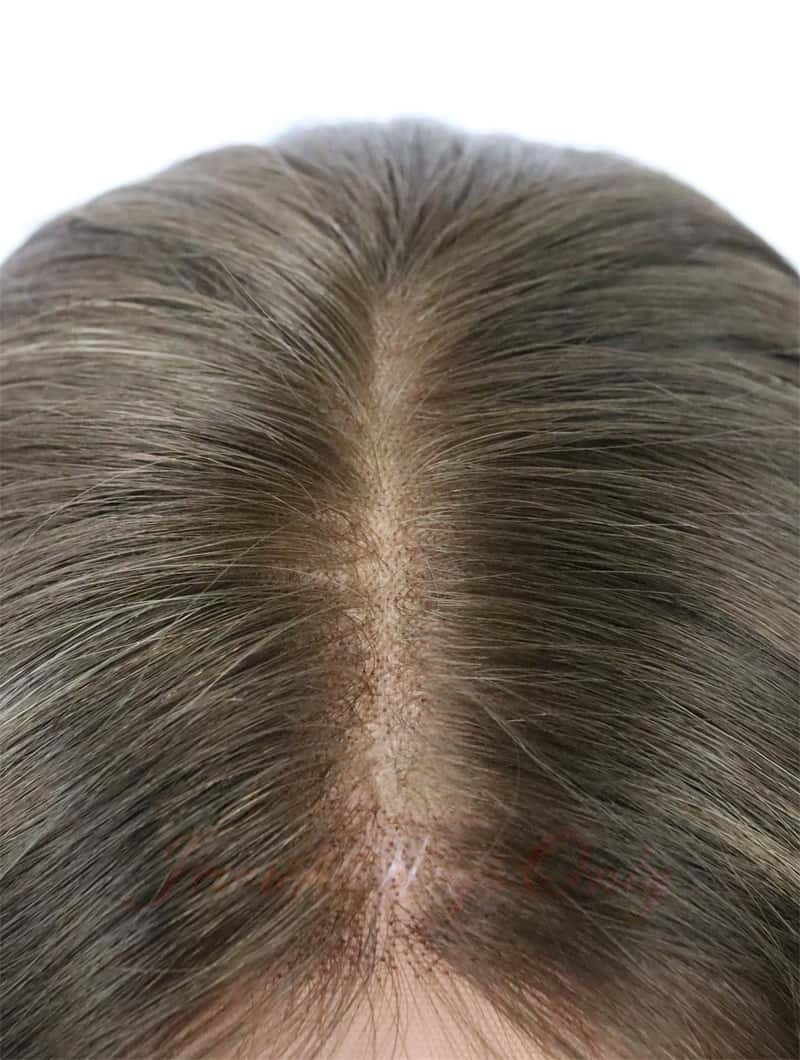 Lace Top Wigs in Penny Color Luxury Human Hair Wigs & Human Hair Toppers Factory