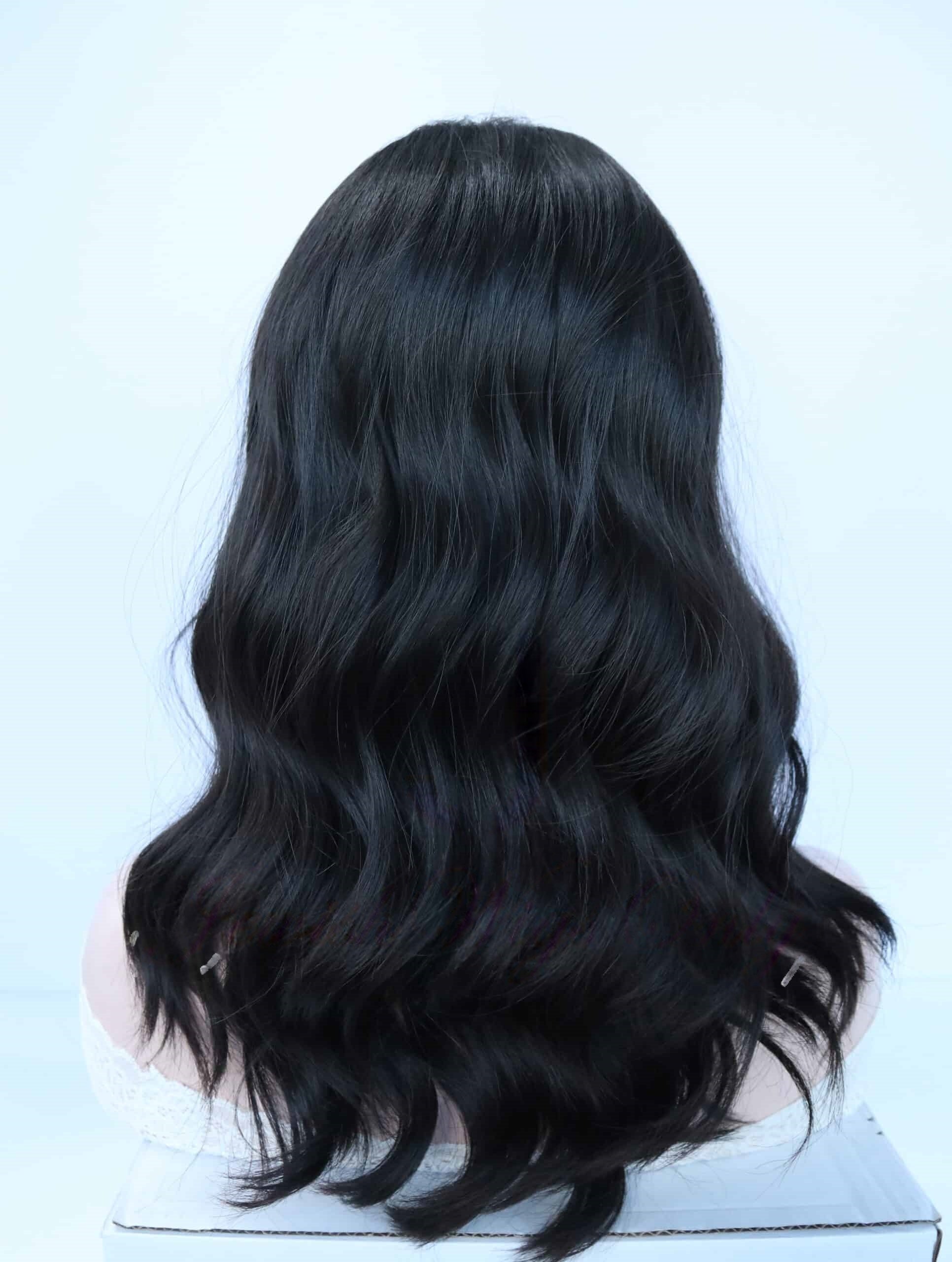 Lace Front Wig in Natural #4 Color Luxury Human Hair Wigs & Human Hair Toppers Factory
