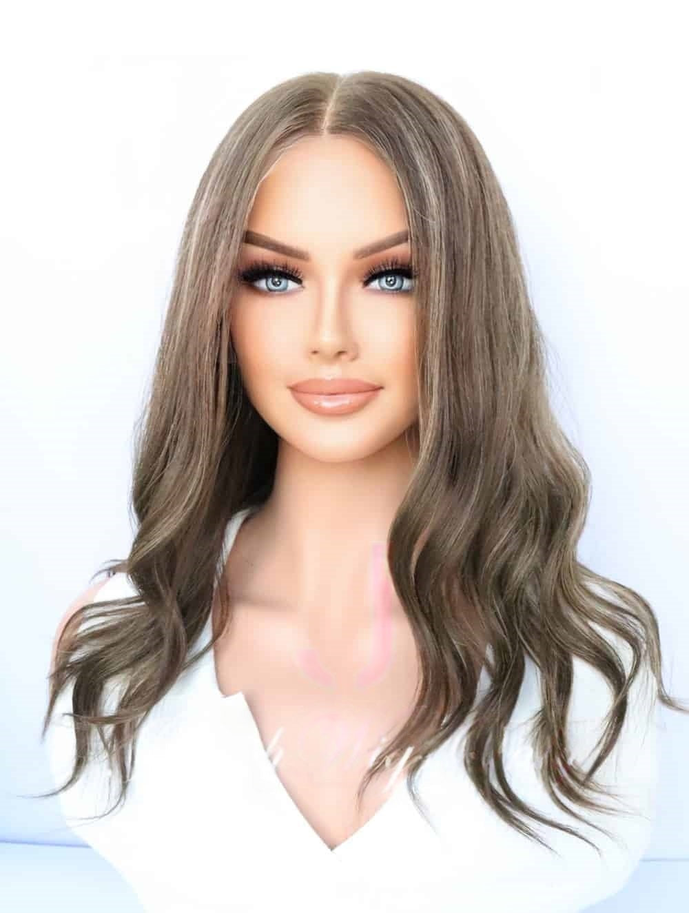 Lace Top Wigs in Penny Color Luxury Human Hair Wigs & Human Hair Toppers Factory