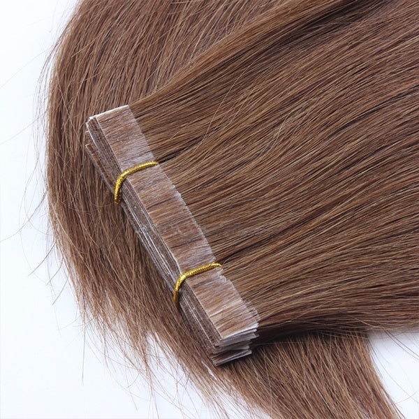 No short hair Double Drawn brazilian Human Hair Tape Hair Extensions