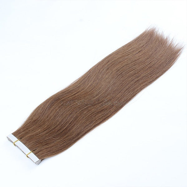 No short hair Double Drawn brazilian Human Hair Tape Hair Extensions