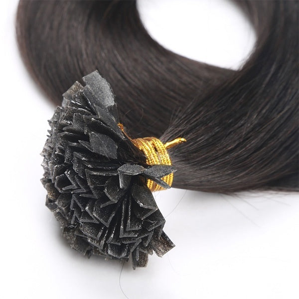China Supplier Wholesale Top Quality 100% Cuticles v tip virgin remy hair extensions