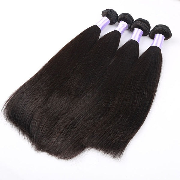 Top grade thick ends 100% virgin human hair weaving