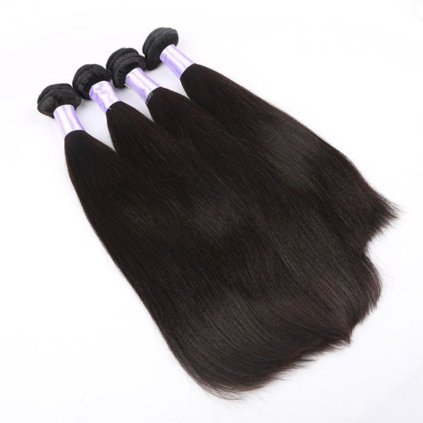 Top grade thick ends 100% virgin human hair weaving