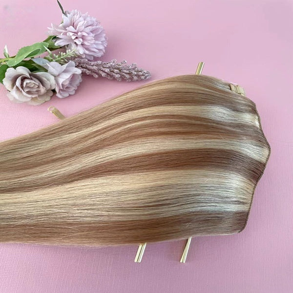 Wholease production natural straight flip in hair extensions