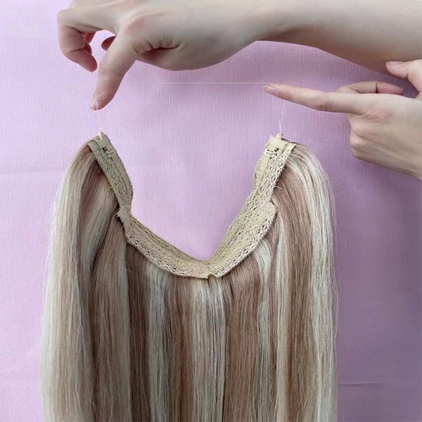 Wholease production natural straight flip in hair extensions