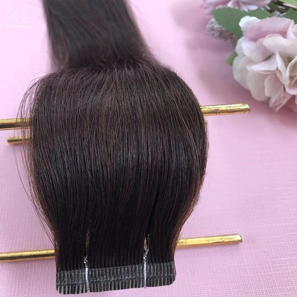 22 inches Straight 100% human hair Tape Hair Extensions