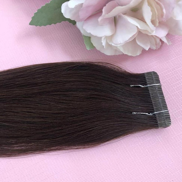 22 inches Straight 100% human hair Tape Hair Extensions
