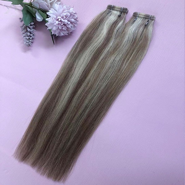 Stunning 14 inches Straight 100% human hair Tape Hair Extensions