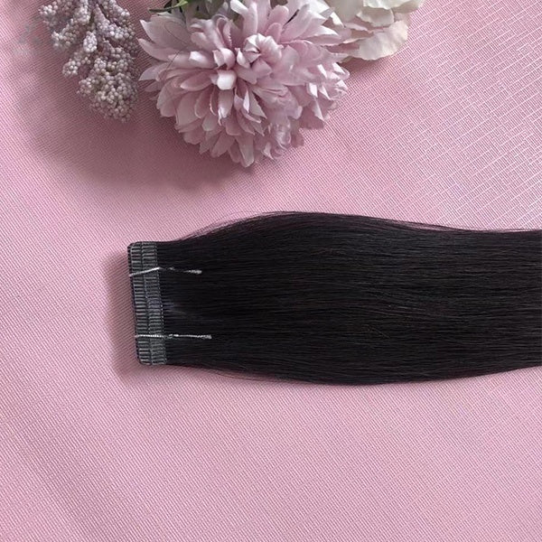 Ombre dark color Straight 100% human hair Tape Hair Extensions