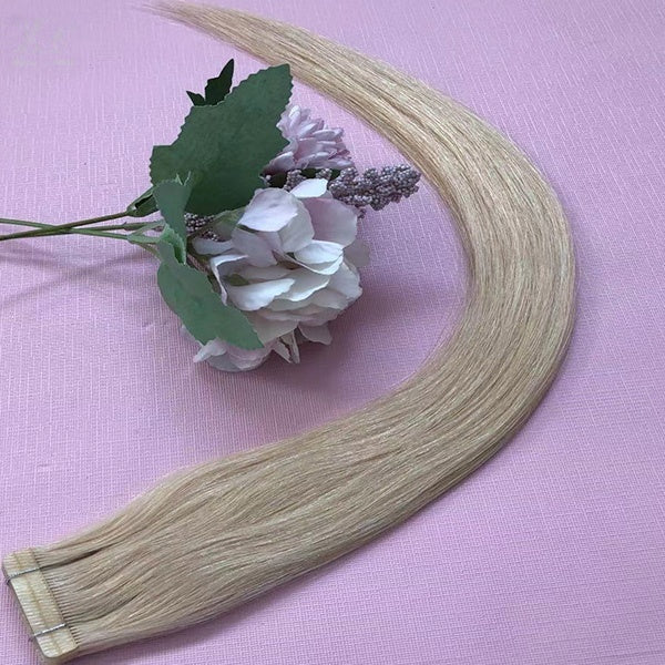 Hot sale Straight 100% human hair Tape Hair Extensions