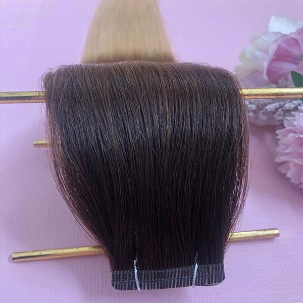 Stunning Straight 100% human hair Tape Hair Extensions