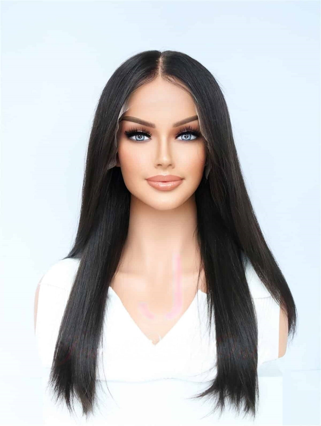 Lace Top Wigs in Natural #2 Color Luxury Human Hair Wigs & Human Hair Toppers Factory