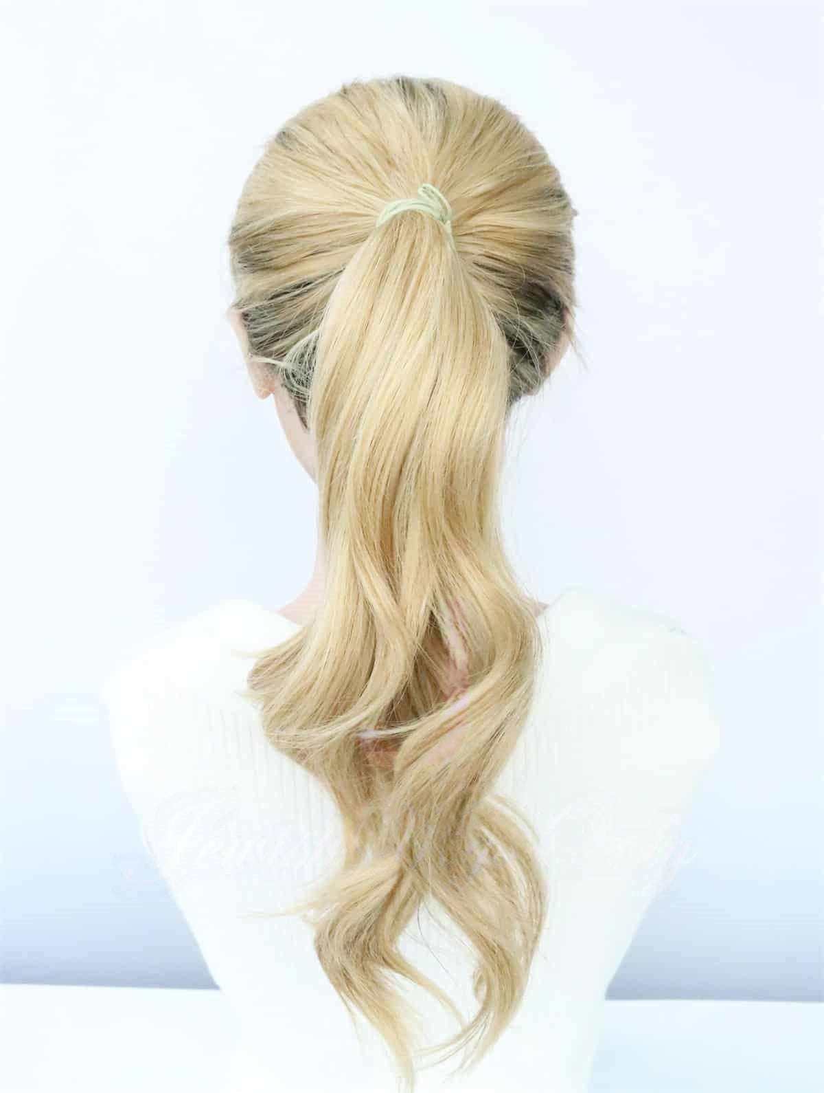 Pony Wigs in Custom Blonde Color Luxury Human Hair Wigs & Human Hair Toppers Factory