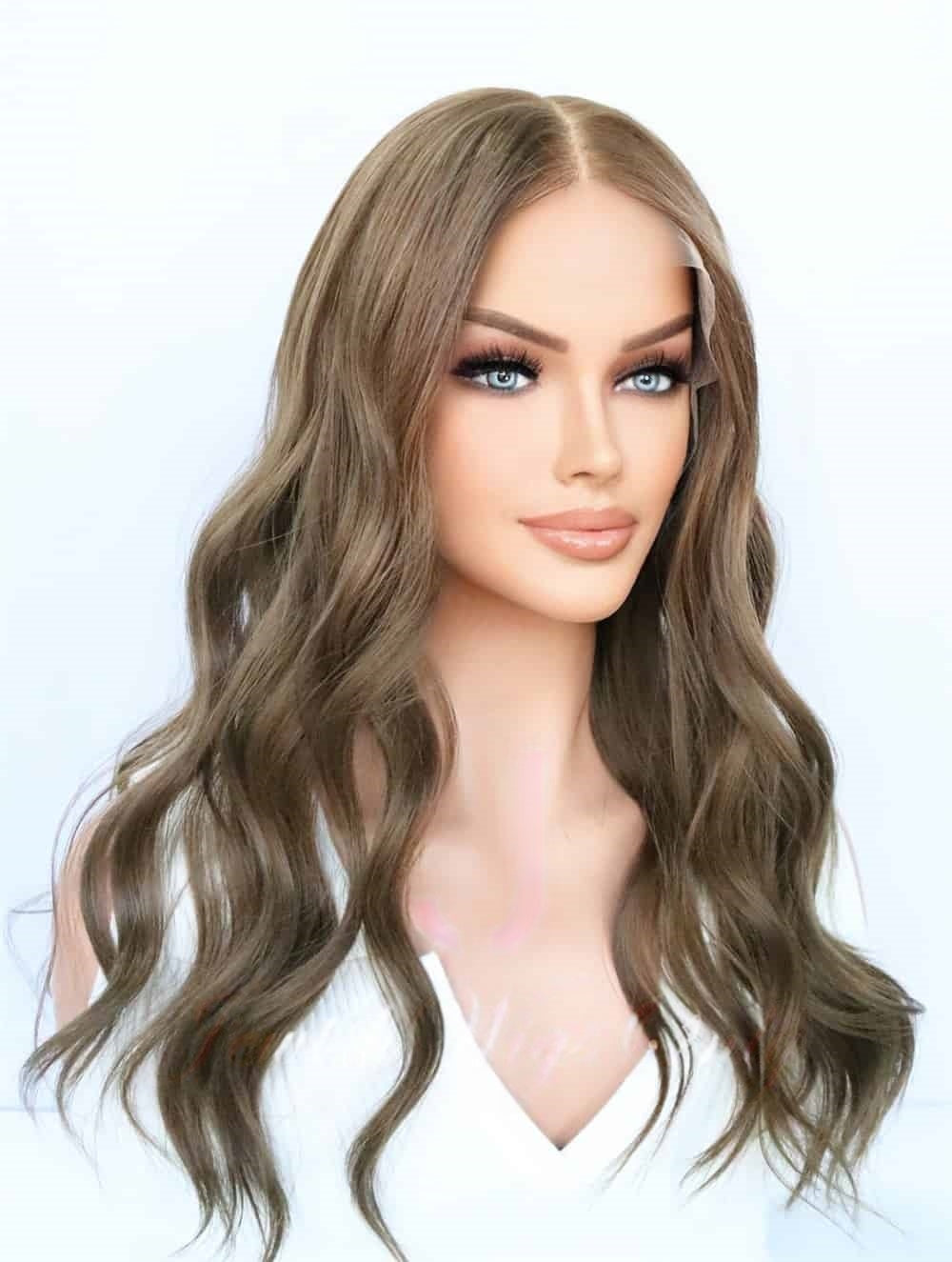 Lace Top Wigs in Six Color Luxury Human Hair Wigs & Human Hair Toppers Factory