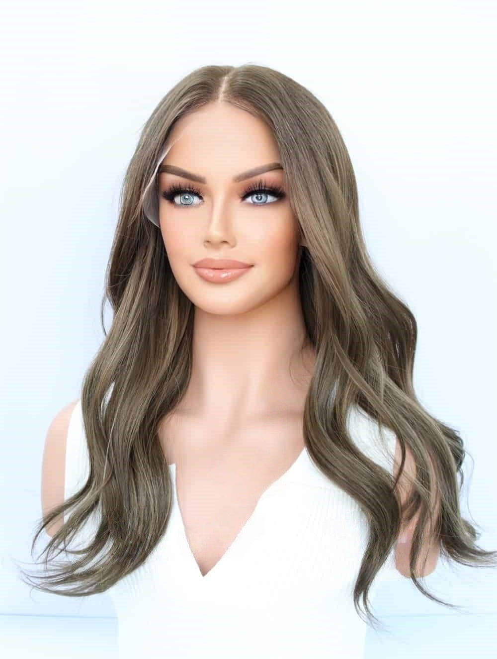 Lace Top Wigs in  Molly Color Luxury Human Hair Wigs & Human Hair Toppers Factory