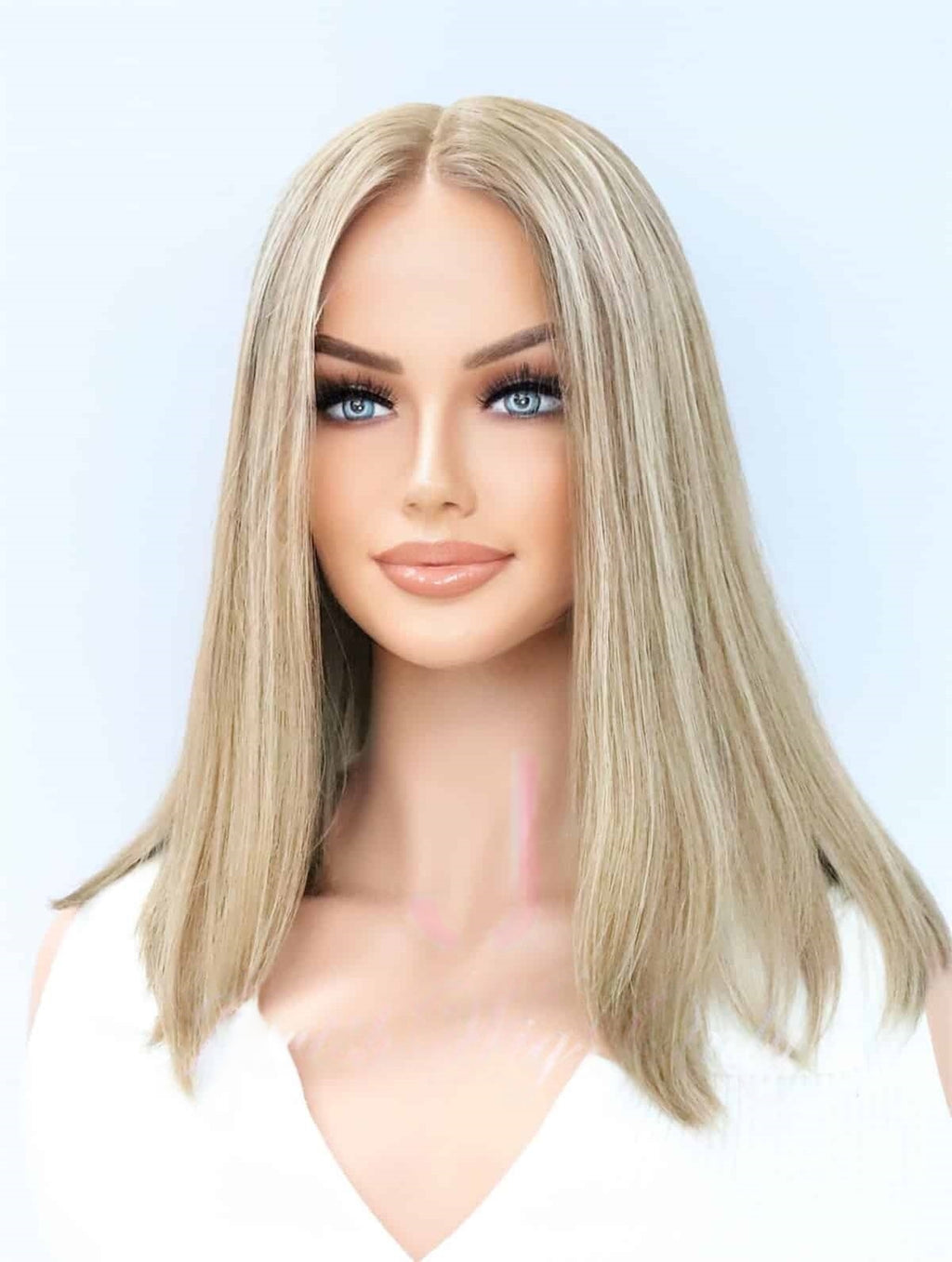 Lace Top Wigs in Siran Color Luxury Human Hair Wigs & Human Hair Toppers Factory