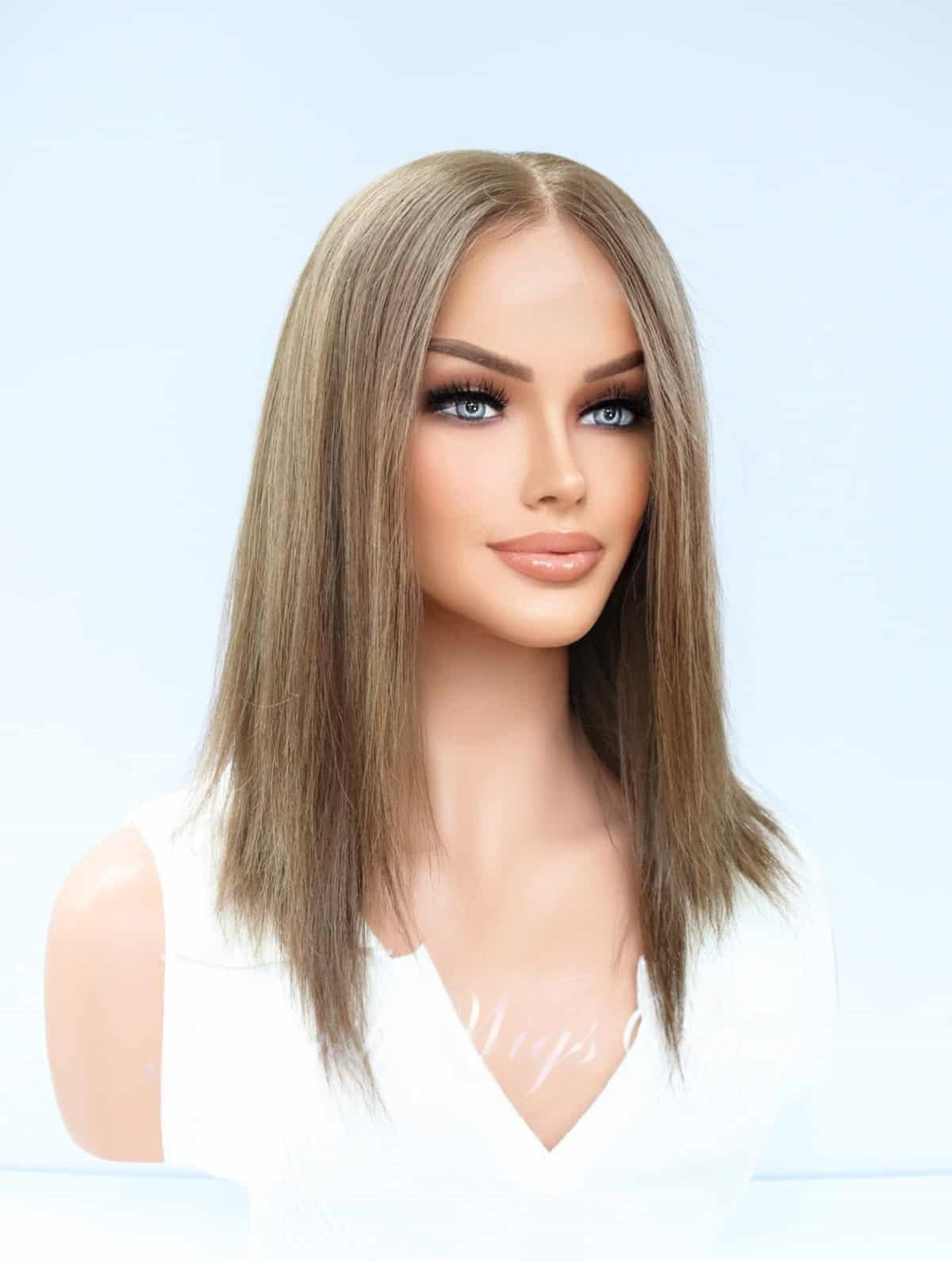 Lace Top Wigs in Coast Color Luxury Human Hair Wigs & Human Hair Toppers Factory