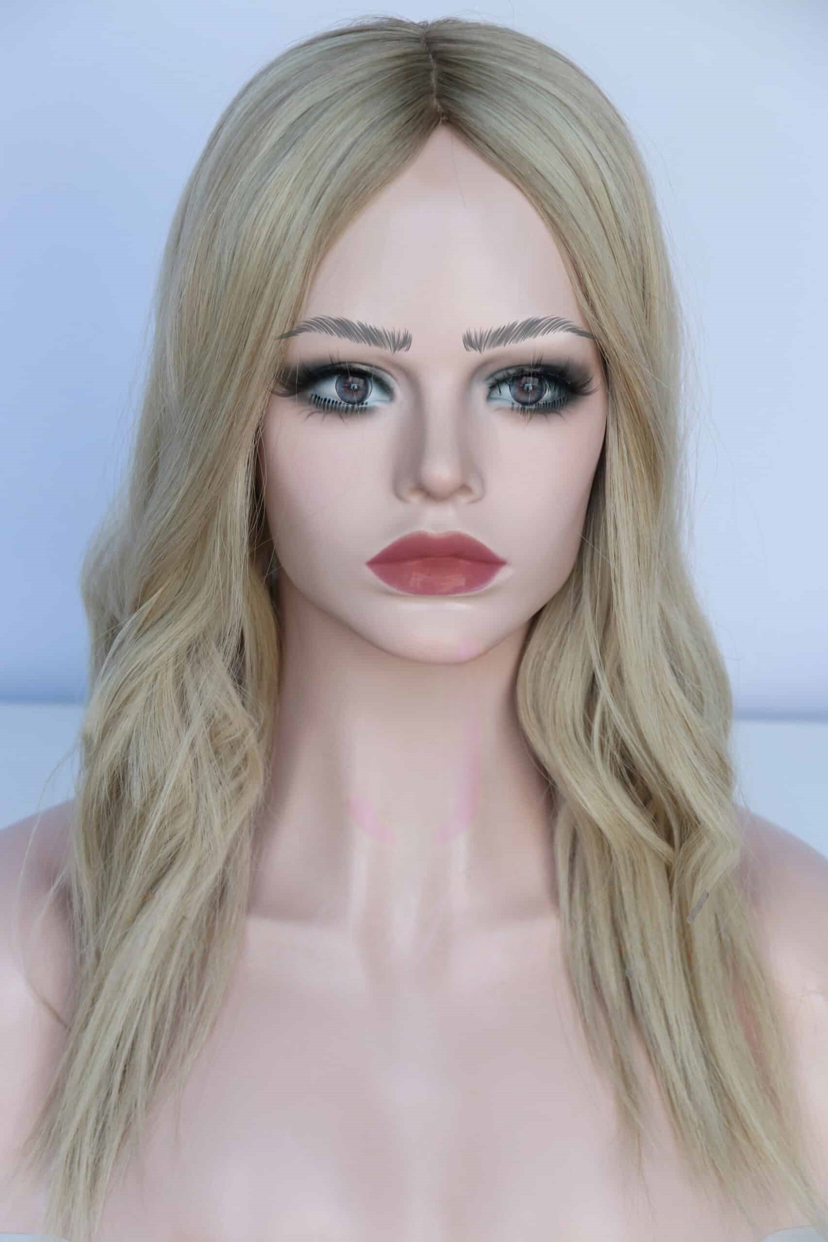 Silk Top Topper in ST44 Color Luxury Human Hair Wigs & Human Hair Toppers Factory