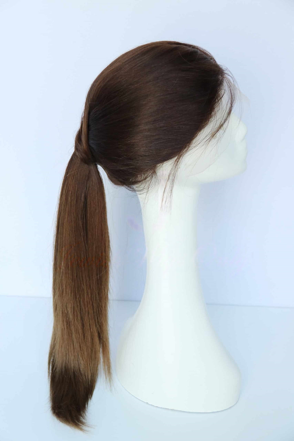Pony Wigs in Coco Color Luxury Human Hair Wigs & Human Hair Toppers Factory