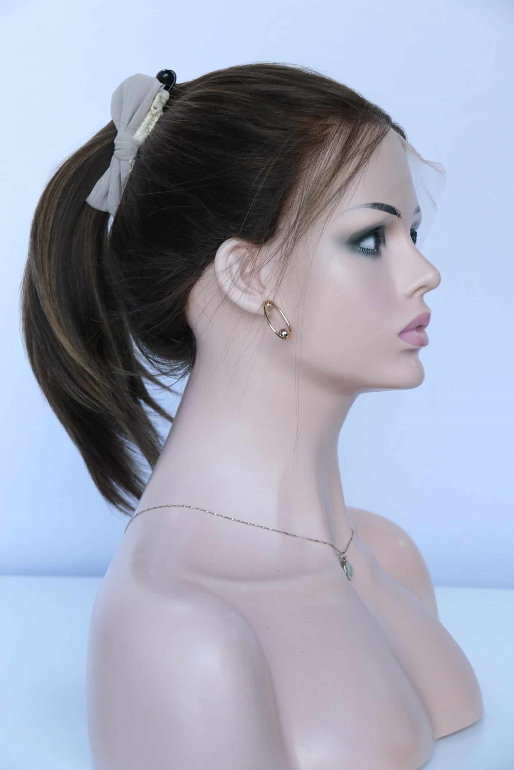 Pony Wigs in Molly Color Luxury Human Hair Wigs & Human Hair Toppers Factory