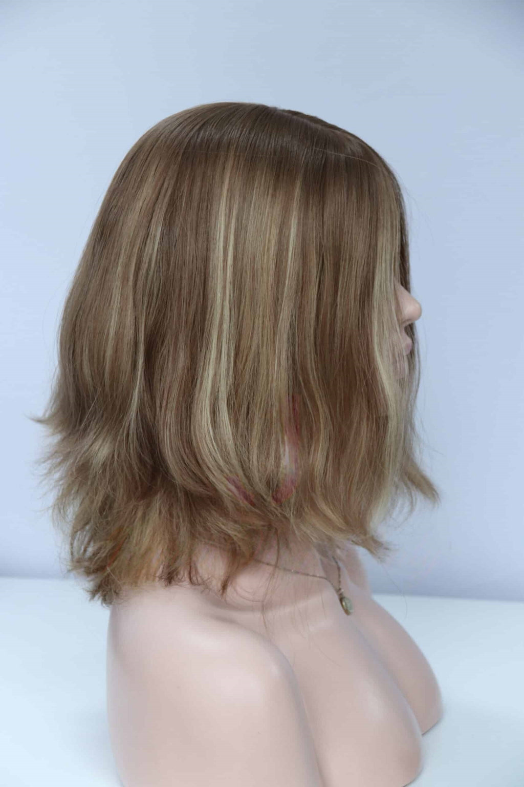 Silk Top Topper in Pumpkin Color Luxury Human Hair Wigs & Human Hair Toppers Factory