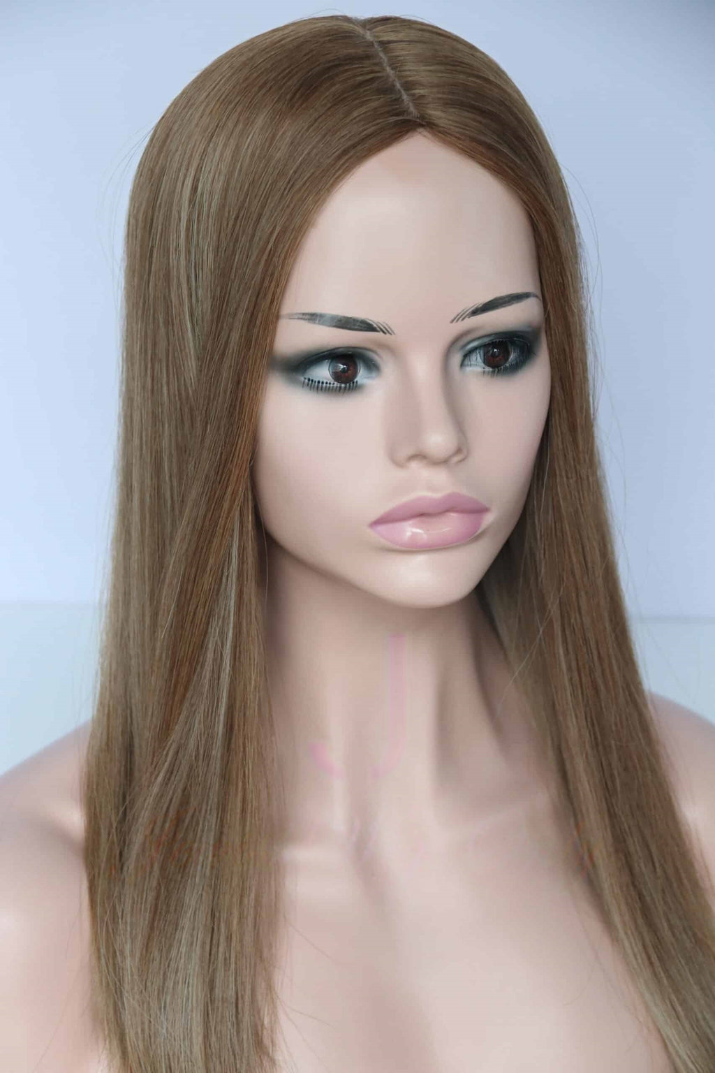 Silk Top Topper in Sienna Color Luxury Human Hair Wigs & Human Hair Toppers Factory