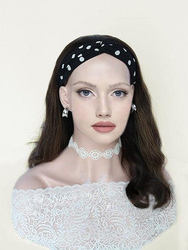 Pony Fall in Amber Color Luxury Human Hair Wigs & Human Hair Toppers Factory