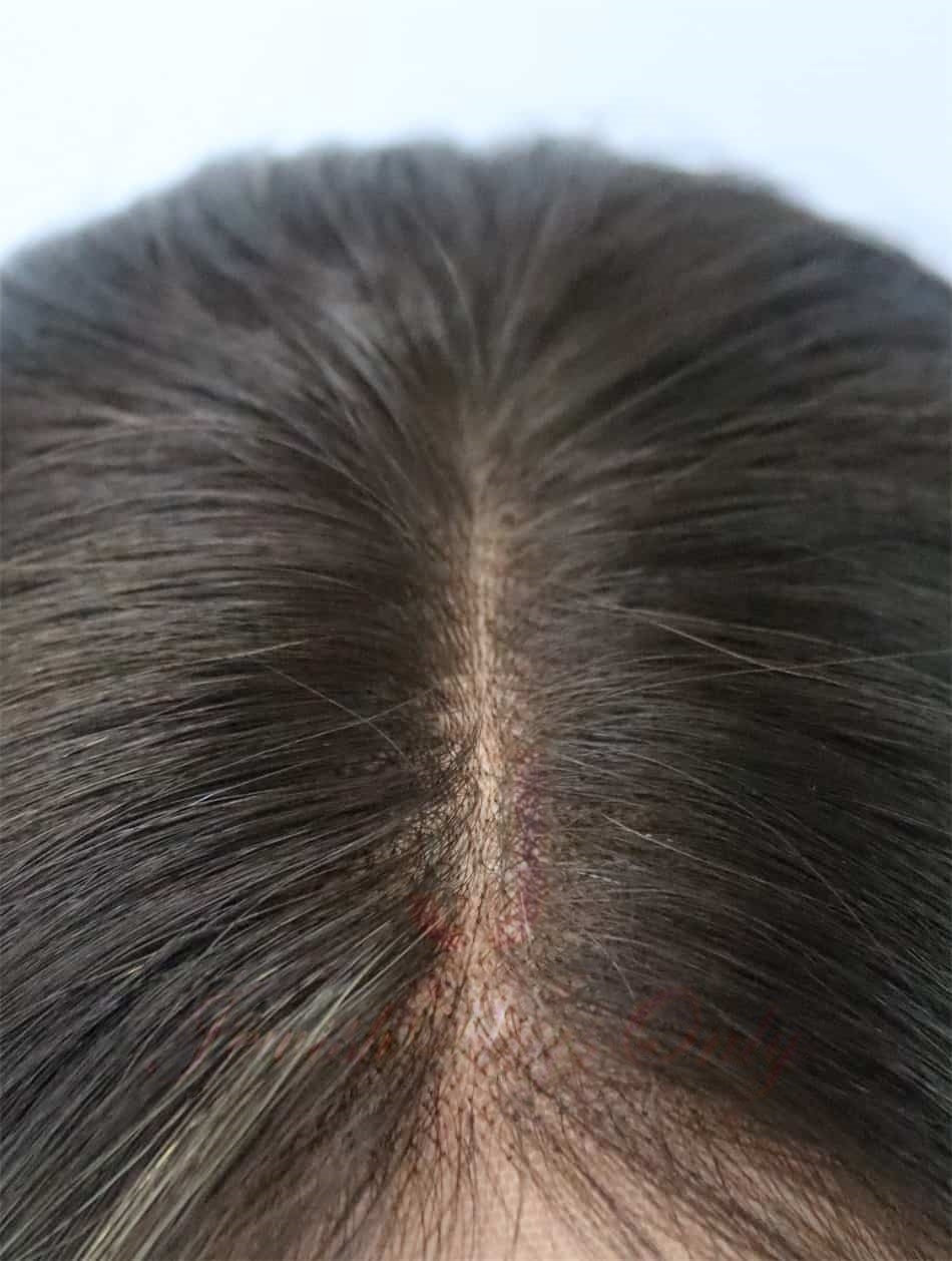 Lace Top Wigs in Natural #4/6 Color Luxury Human Hair Wigs & Human Hair Toppers Factory