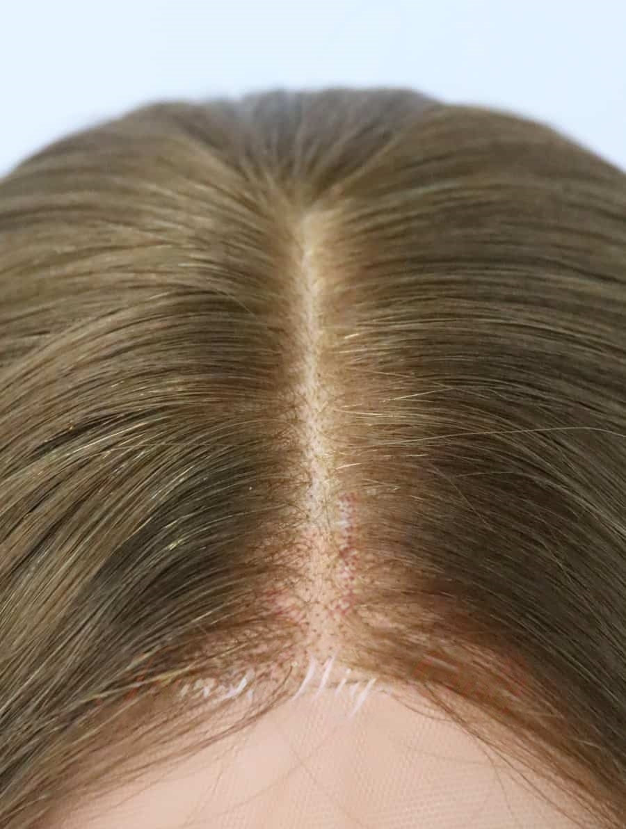 Lace Top Wigs in Six Color Luxury Human Hair Wigs & Human Hair Toppers Factory