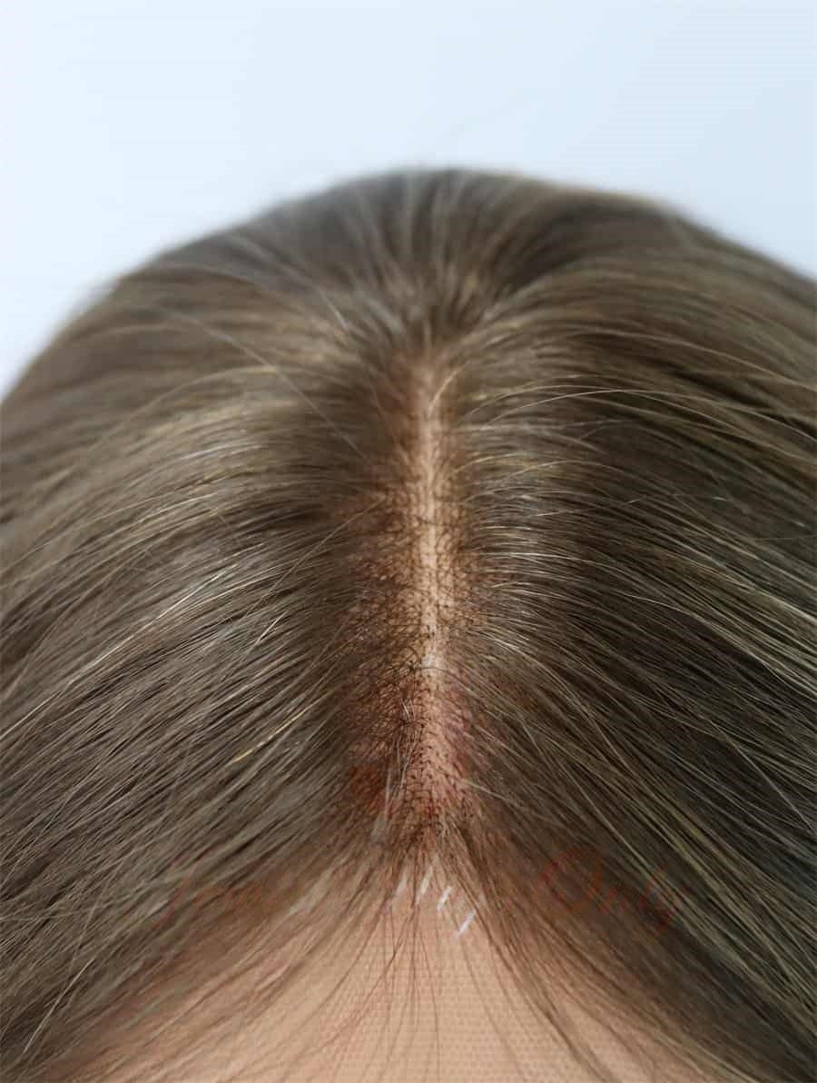 Lace Top Wigs in Sienna Color Luxury Human Hair Wigs & Human Hair Toppers Factory