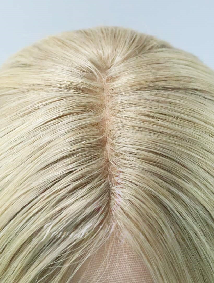 Lace Top Wigs in Sara Color Luxury Human Hair Wigs & Human Hair Toppers Factory