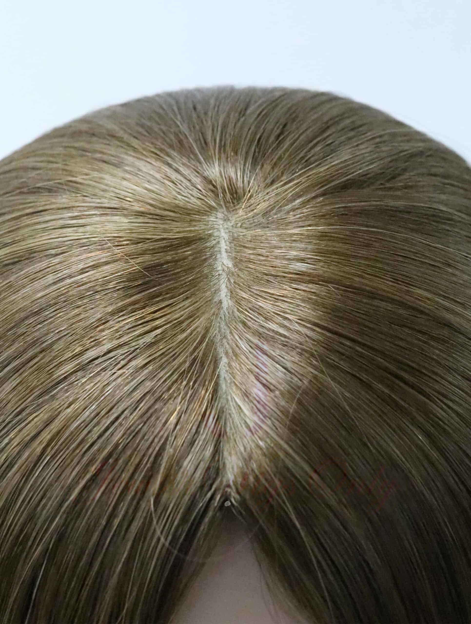 Silk Top Topper in Elly Color Luxury Human Hair Wigs & Human Hair Toppers Factory