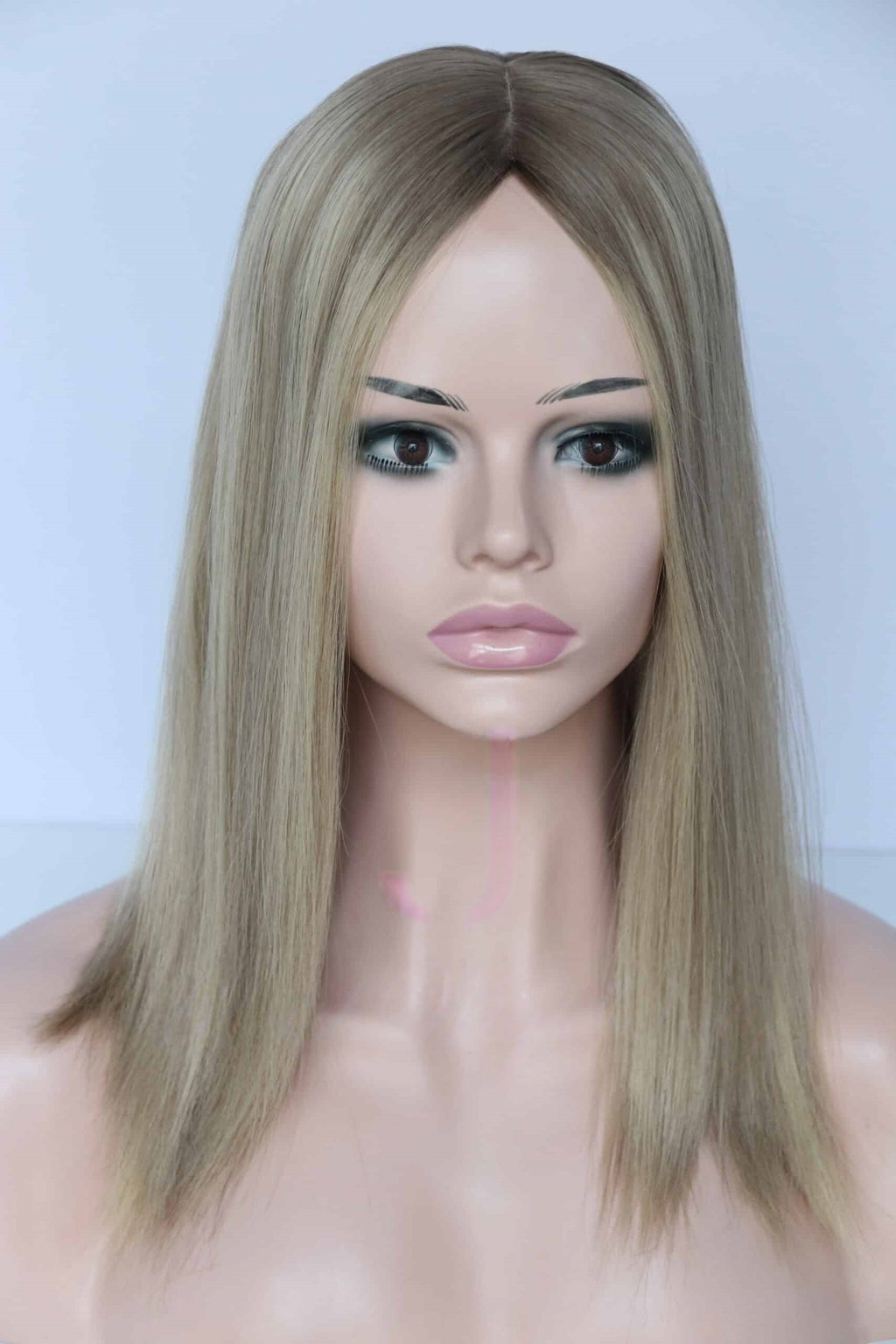 Silk Top Topper in Pearl Color Luxury Human Hair Wigs & Human Hair Toppers Factory