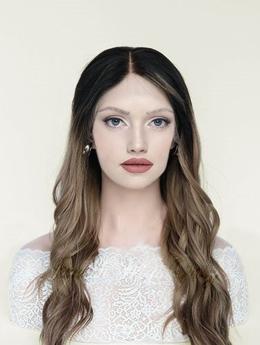 Lace Top Wigs in Ashley Color Luxury Human Hair Wigs & Human Hair Toppers Factory