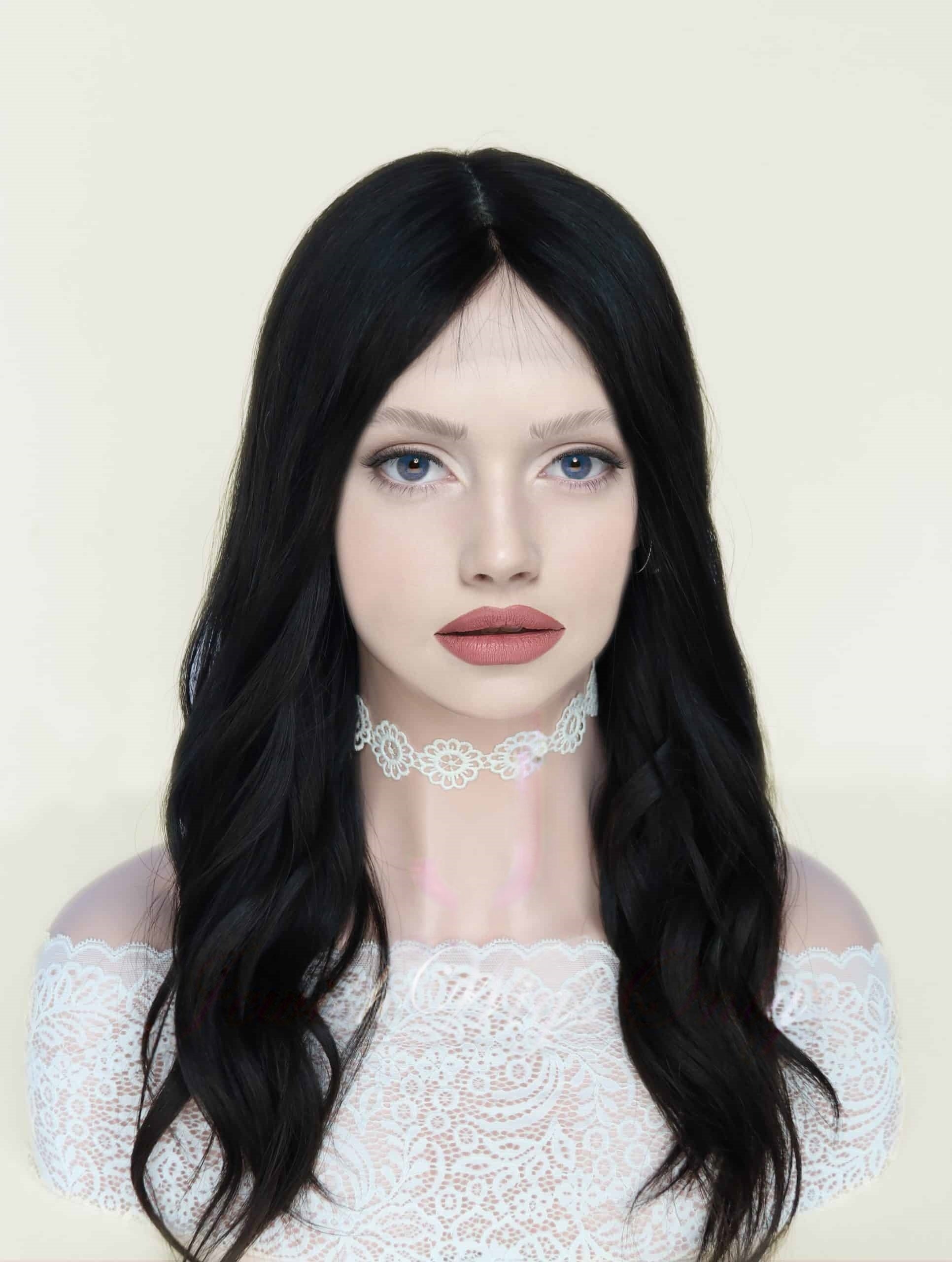 Medical Wigs in Natural #2 Color Luxury Human Hair Wigs & Human Hair Toppers Factory