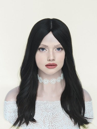 Jewish Wigs in Natural #2 Color Luxury Human Hair Wigs & Human Hair Toppers Factory