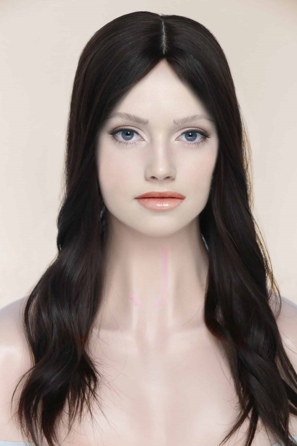 Silk Top Topper in Natural #4 Color Luxury Human Hair Wigs & Human Hair Toppers Factory